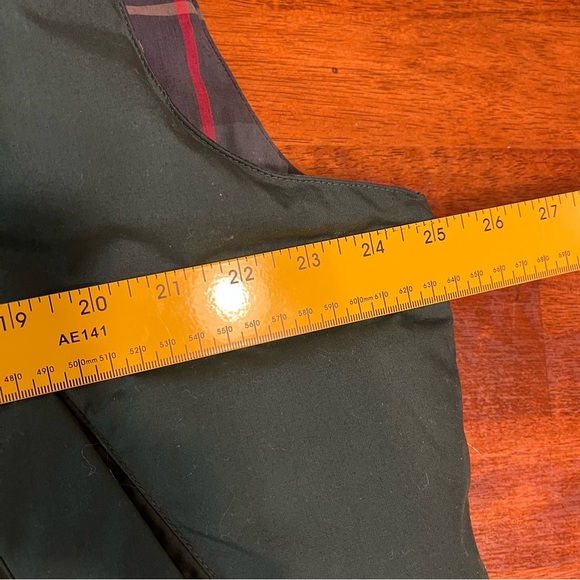 Eddie Bauer Men’s goose down puffer bomber best hunter green plaid size medium - Picture 3 of 10